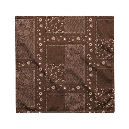 Patchwork Bandana in Brown