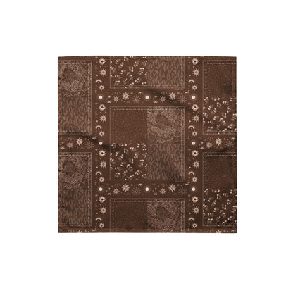 Patchwork Bandana in Brown