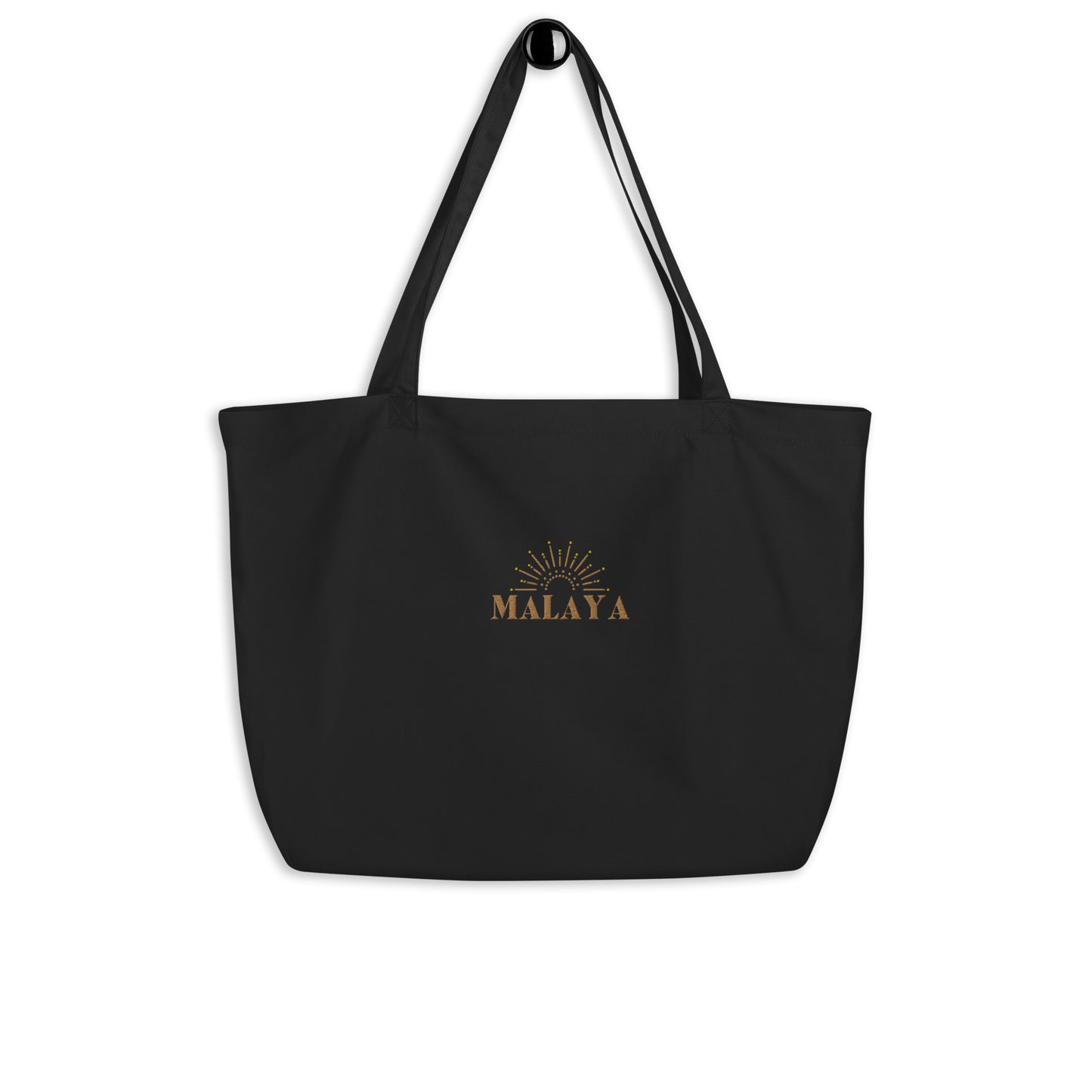 MALAYA Embroidered Organic Cotton Tote Bag