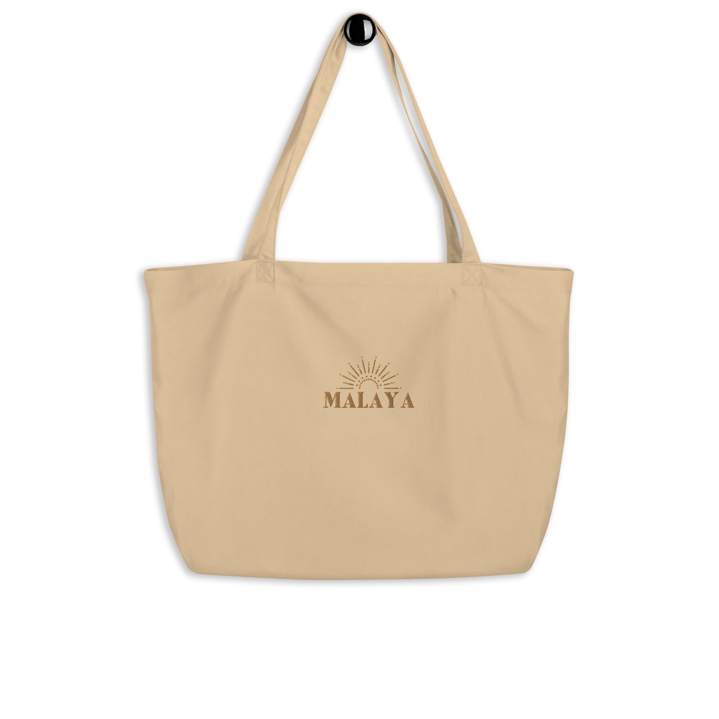 MALAYA Embroidered Organic Cotton Tote Bag